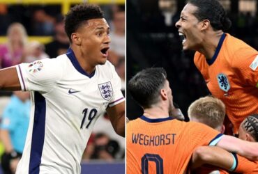 netherlands national football team vs england national football team stats